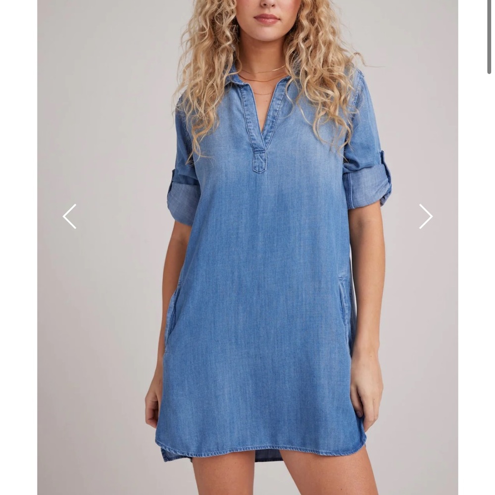 Cloth & Stone Denim Shirt Dress